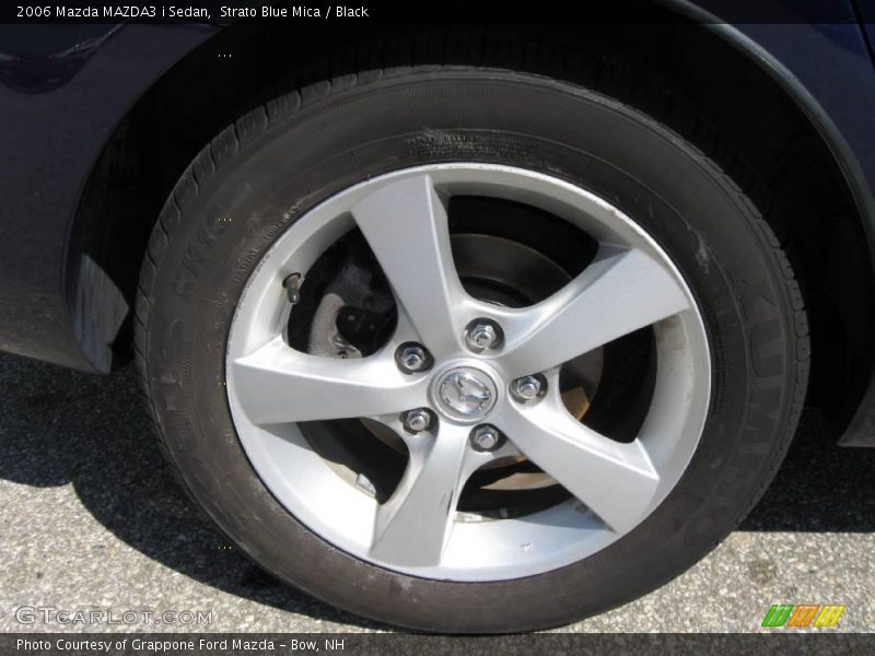 Strato Blue Mica / Black 2006 Mazda MAZDA3 i Sedan