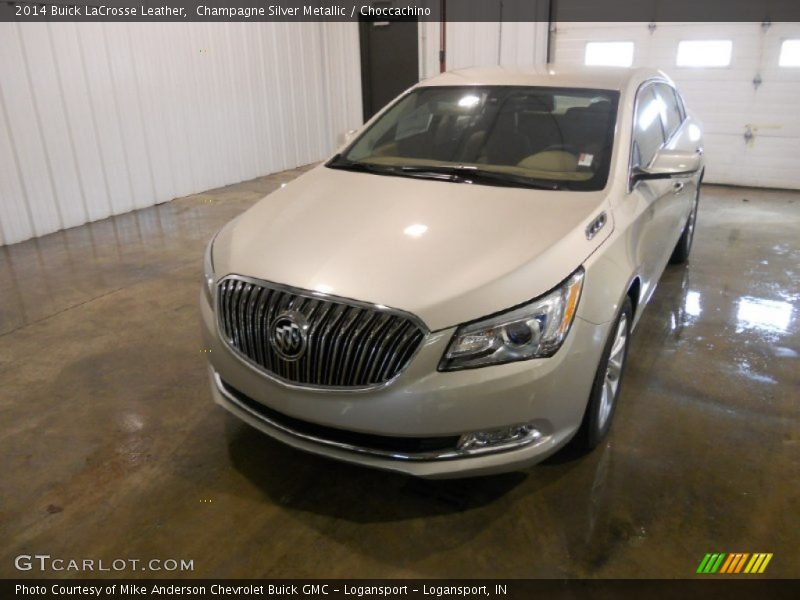 Champagne Silver Metallic / Choccachino 2014 Buick LaCrosse Leather