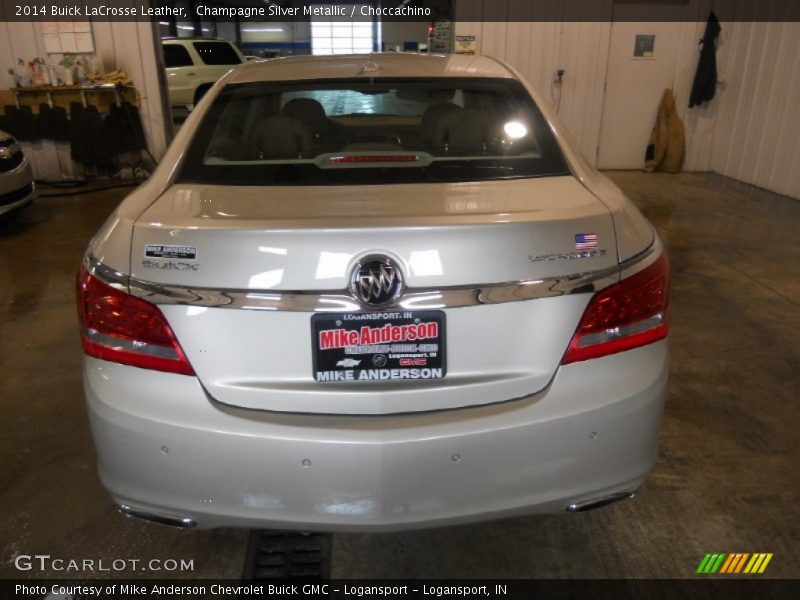 Champagne Silver Metallic / Choccachino 2014 Buick LaCrosse Leather