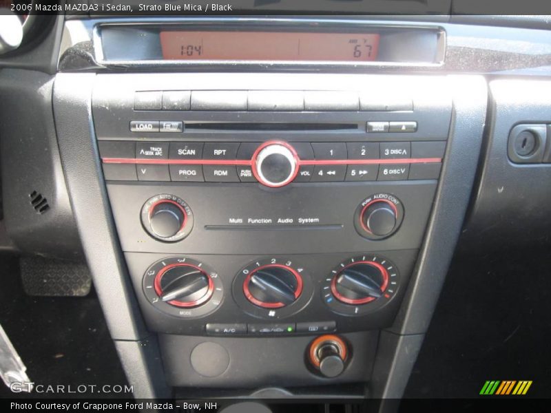 Strato Blue Mica / Black 2006 Mazda MAZDA3 i Sedan