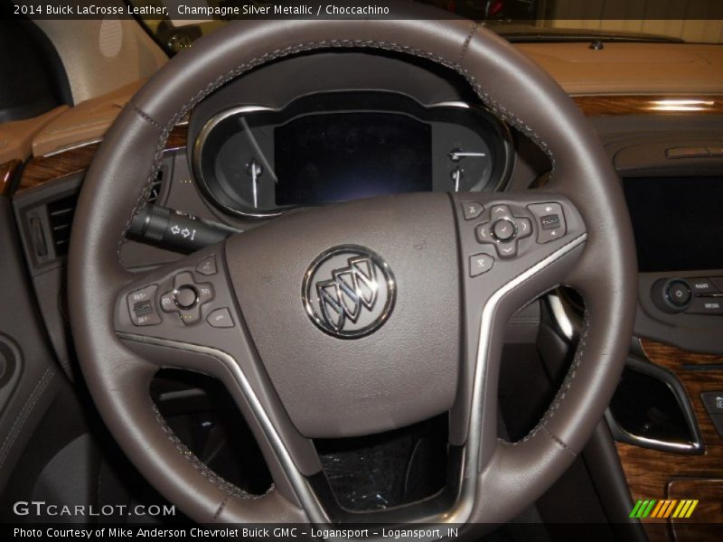 Champagne Silver Metallic / Choccachino 2014 Buick LaCrosse Leather
