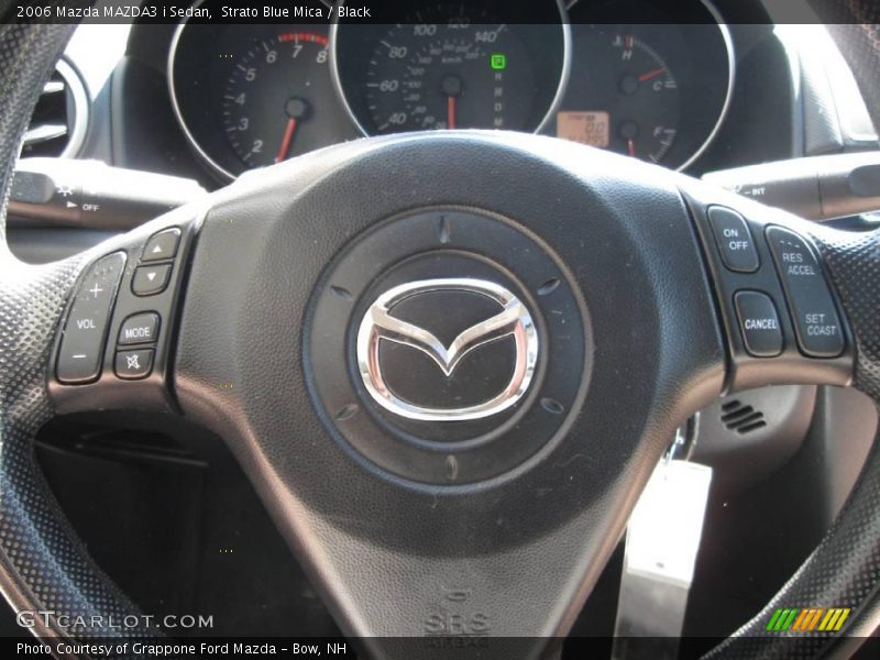 Strato Blue Mica / Black 2006 Mazda MAZDA3 i Sedan