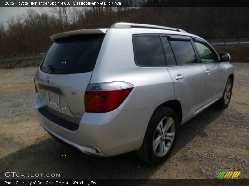 Classic Silver Metallic / Ash 2009 Toyota Highlander Sport 4WD