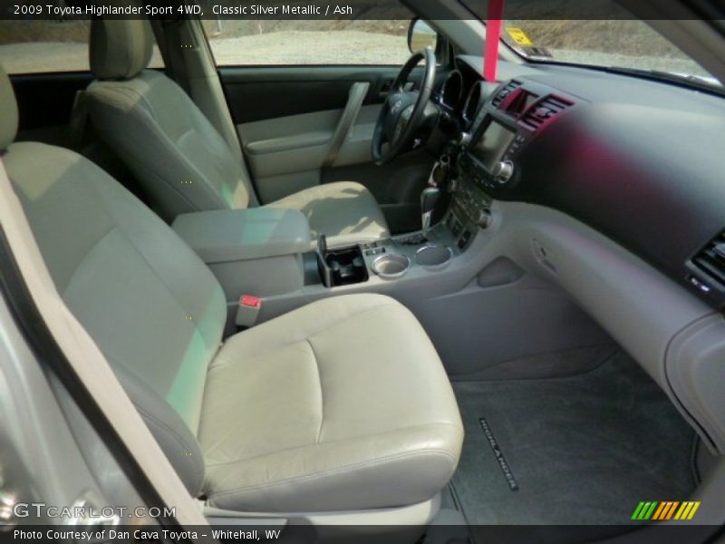 Classic Silver Metallic / Ash 2009 Toyota Highlander Sport 4WD