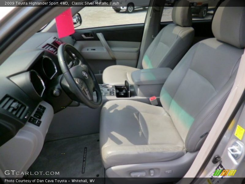 Classic Silver Metallic / Ash 2009 Toyota Highlander Sport 4WD