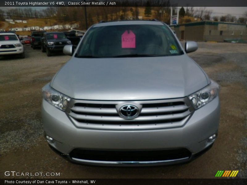 Classic Silver Metallic / Ash 2011 Toyota Highlander V6 4WD