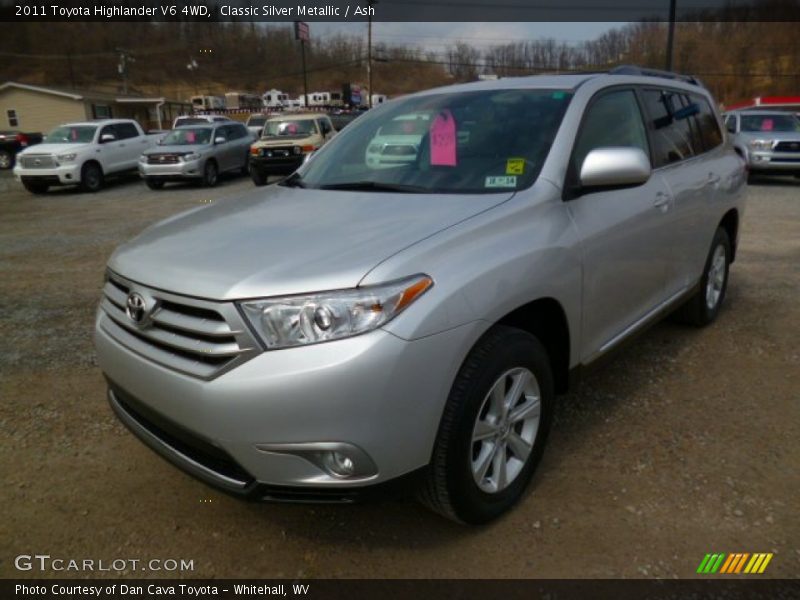 Classic Silver Metallic / Ash 2011 Toyota Highlander V6 4WD