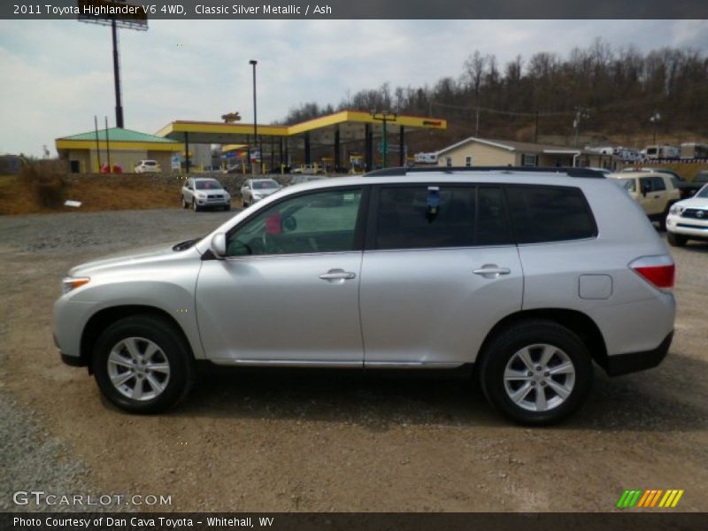 Classic Silver Metallic / Ash 2011 Toyota Highlander V6 4WD
