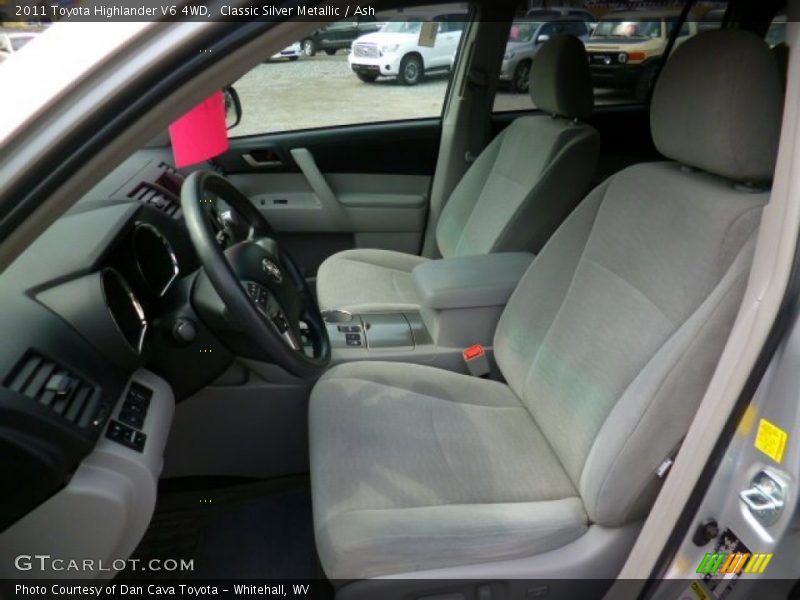 Classic Silver Metallic / Ash 2011 Toyota Highlander V6 4WD