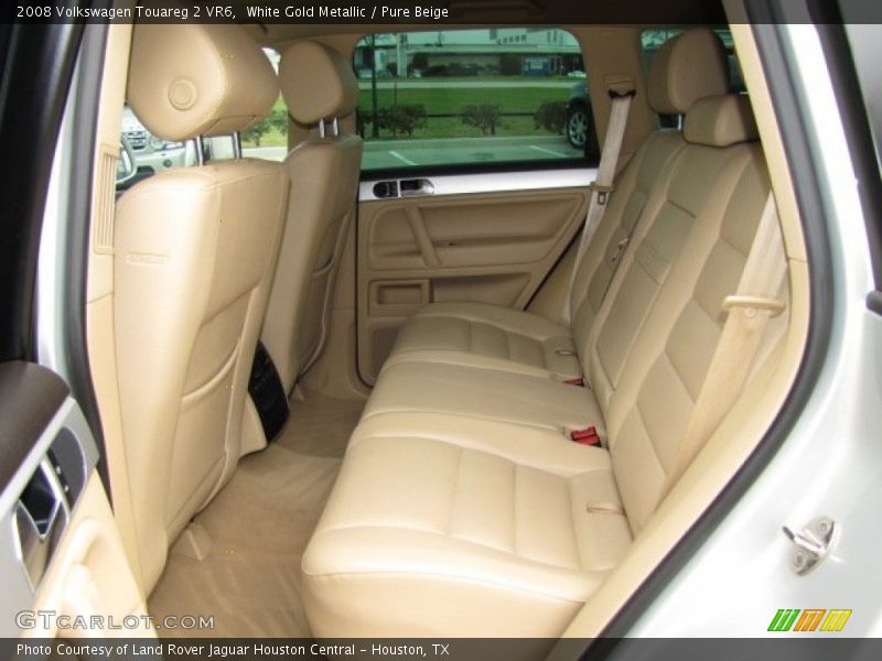 White Gold Metallic / Pure Beige 2008 Volkswagen Touareg 2 VR6