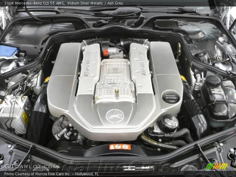 Iridium Silver Metallic / Ash Grey 2006 Mercedes-Benz CLS 55 AMG
