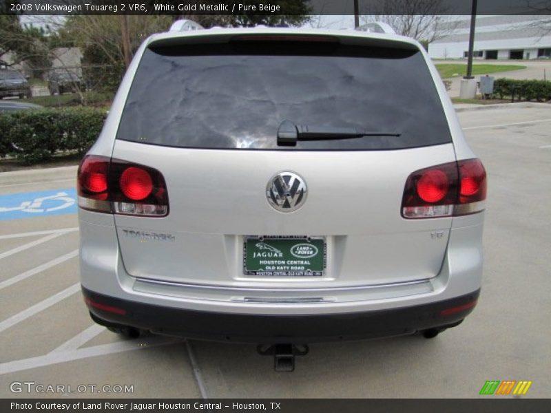 White Gold Metallic / Pure Beige 2008 Volkswagen Touareg 2 VR6