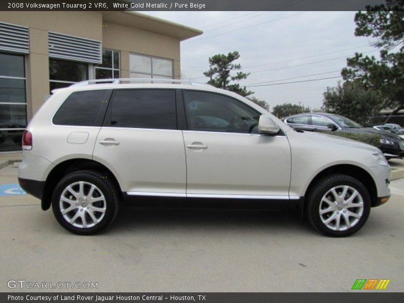 White Gold Metallic / Pure Beige 2008 Volkswagen Touareg 2 VR6