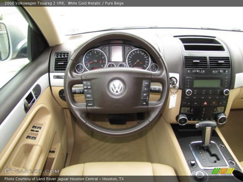 White Gold Metallic / Pure Beige 2008 Volkswagen Touareg 2 VR6