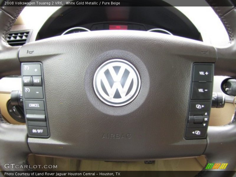 White Gold Metallic / Pure Beige 2008 Volkswagen Touareg 2 VR6