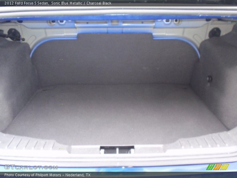 Sonic Blue Metallic / Charcoal Black 2012 Ford Focus S Sedan