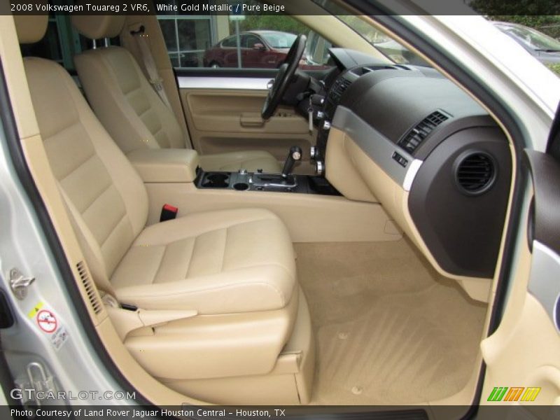 White Gold Metallic / Pure Beige 2008 Volkswagen Touareg 2 VR6
