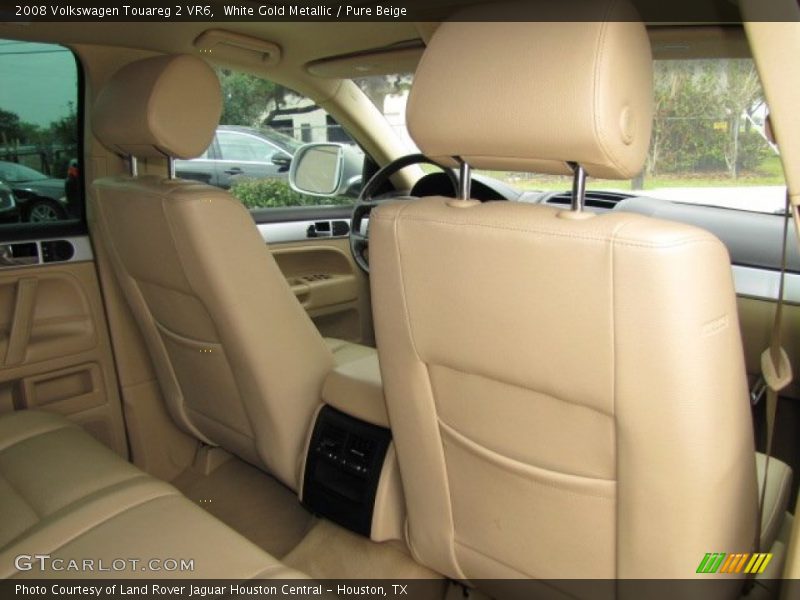 White Gold Metallic / Pure Beige 2008 Volkswagen Touareg 2 VR6