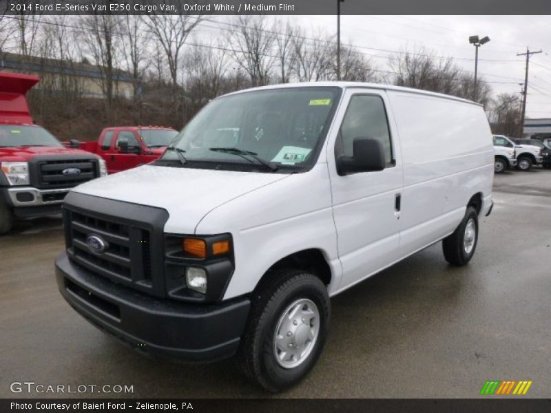 Oxford White / Medium Flint 2014 Ford E-Series Van E250 Cargo Van