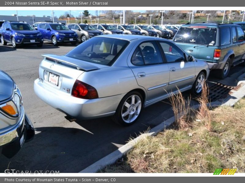 Molten Silver / Charcoal 2004 Nissan Sentra SE-R Spec V