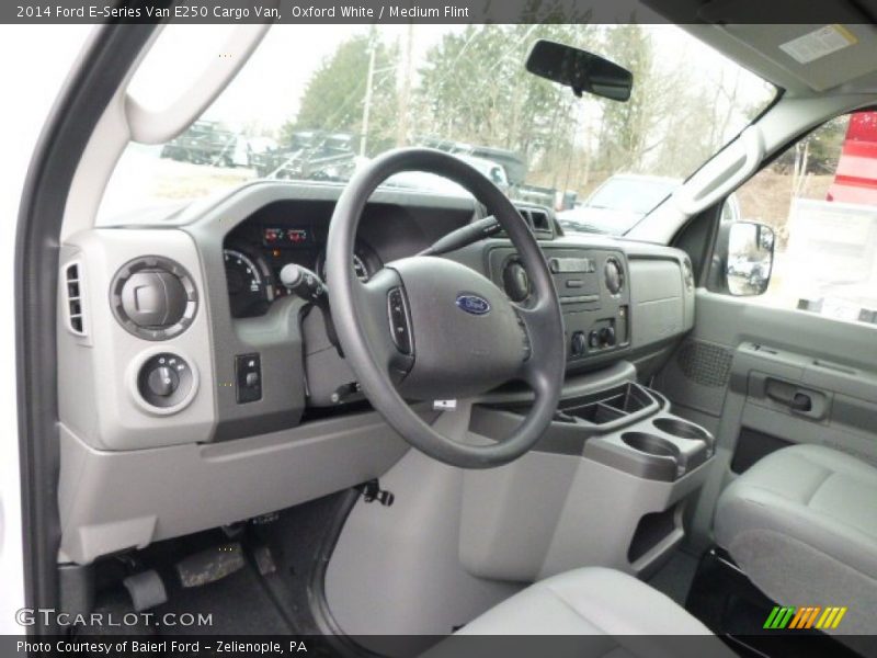Oxford White / Medium Flint 2014 Ford E-Series Van E250 Cargo Van