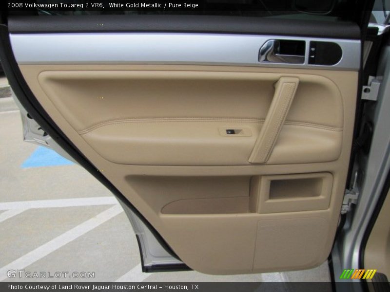 White Gold Metallic / Pure Beige 2008 Volkswagen Touareg 2 VR6