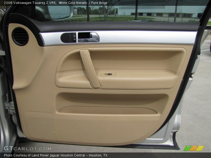 White Gold Metallic / Pure Beige 2008 Volkswagen Touareg 2 VR6