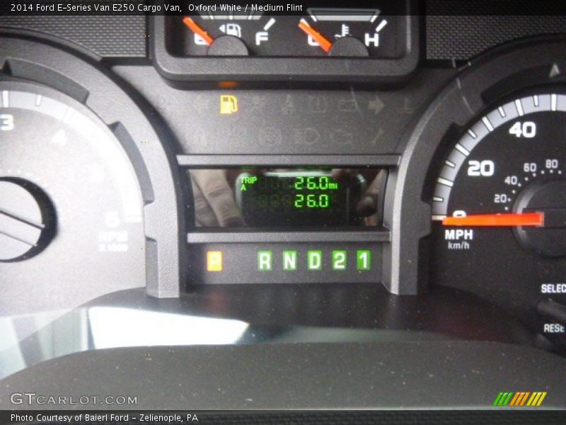 Oxford White / Medium Flint 2014 Ford E-Series Van E250 Cargo Van