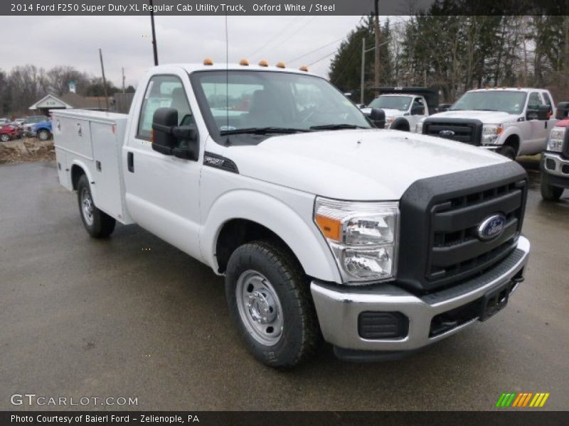 Oxford White / Steel 2014 Ford F250 Super Duty XL Regular Cab Utility Truck