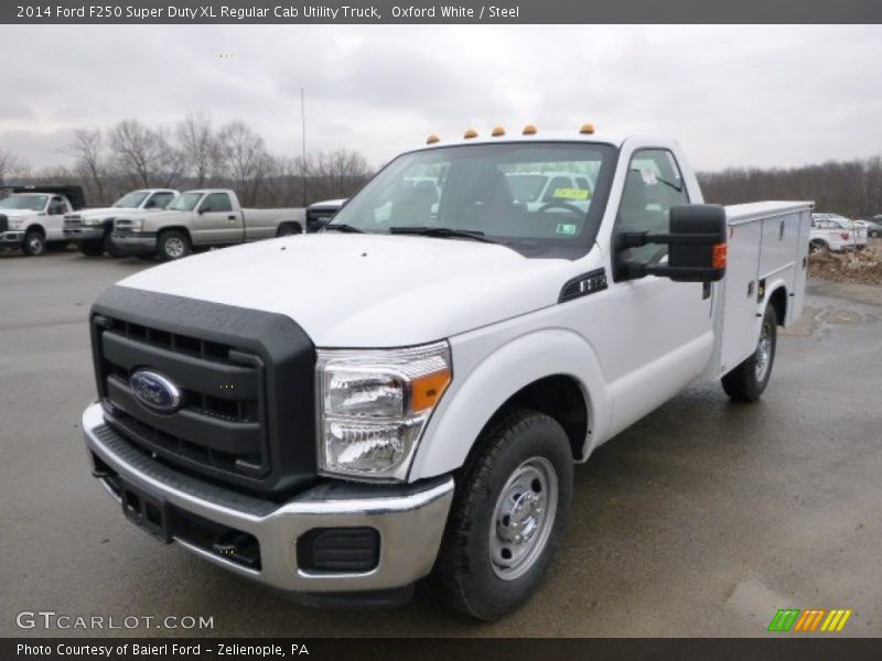 Oxford White / Steel 2014 Ford F250 Super Duty XL Regular Cab Utility Truck