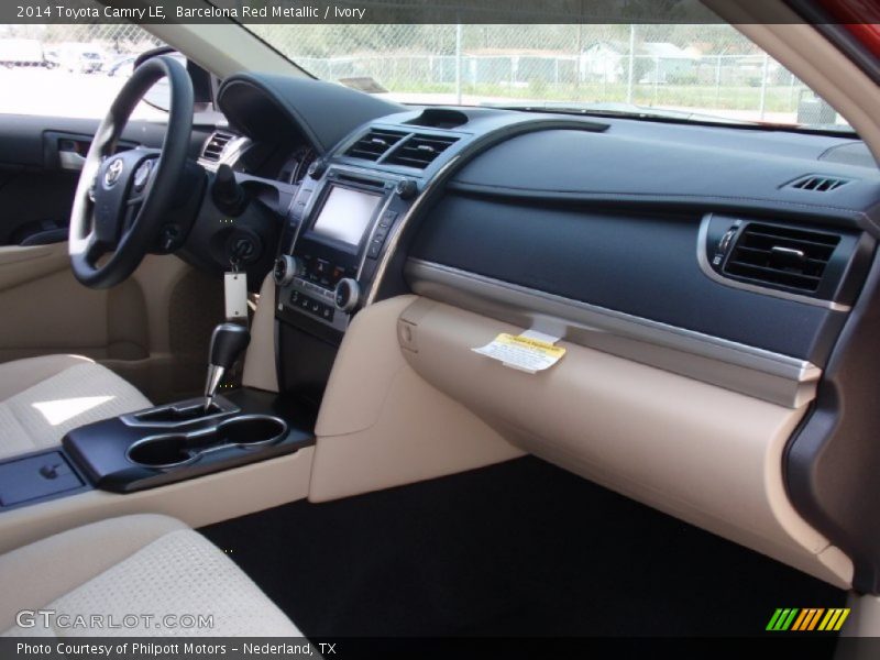 Dashboard of 2014 Camry LE