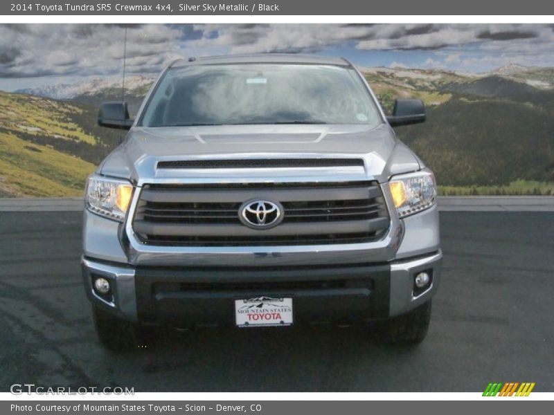 Silver Sky Metallic / Black 2014 Toyota Tundra SR5 Crewmax 4x4