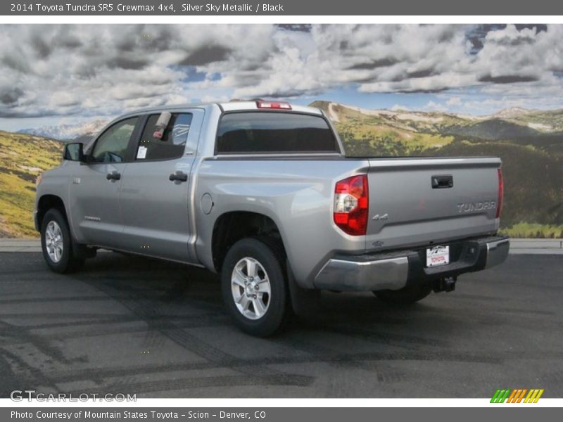 Silver Sky Metallic / Black 2014 Toyota Tundra SR5 Crewmax 4x4