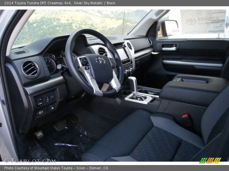 Silver Sky Metallic / Black 2014 Toyota Tundra SR5 Crewmax 4x4