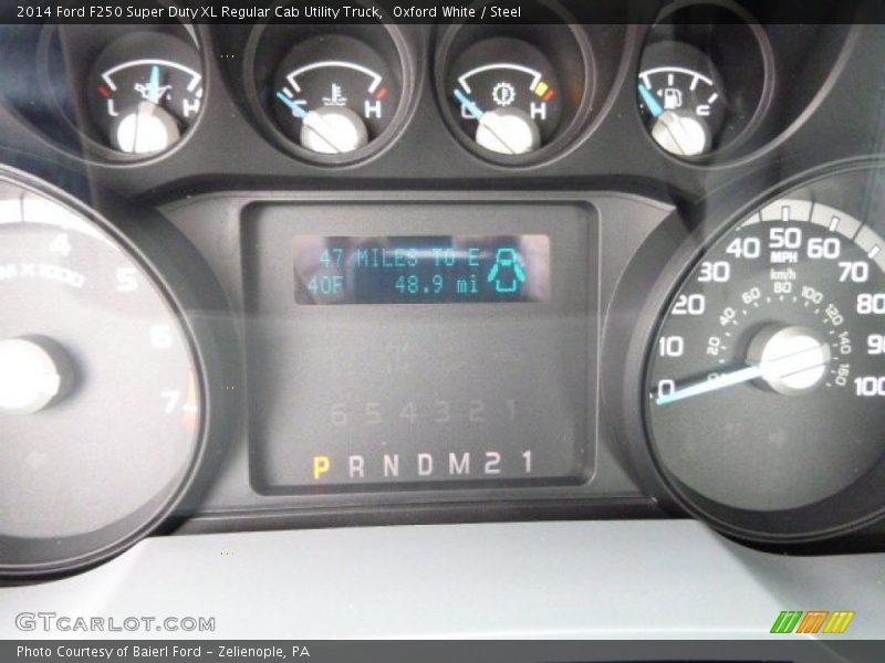 Oxford White / Steel 2014 Ford F250 Super Duty XL Regular Cab Utility Truck