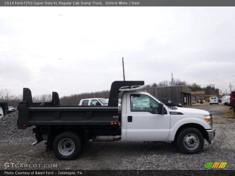  2014 F350 Super Duty XL Regular Cab Dump Truck Oxford White