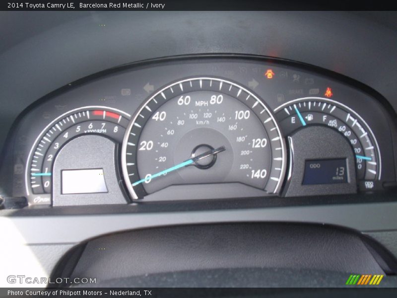  2014 Camry LE LE Gauges