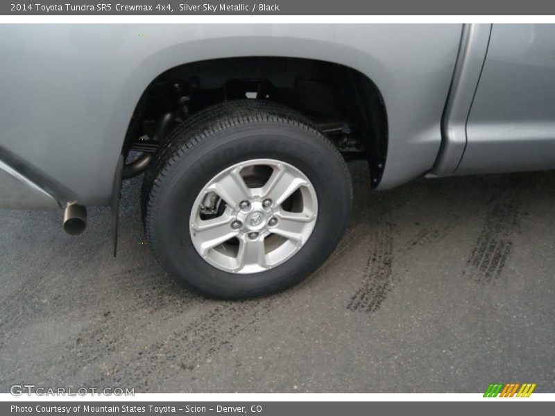 Silver Sky Metallic / Black 2014 Toyota Tundra SR5 Crewmax 4x4