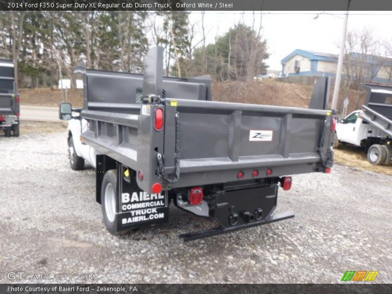 Oxford White / Steel 2014 Ford F350 Super Duty XL Regular Cab Dump Truck