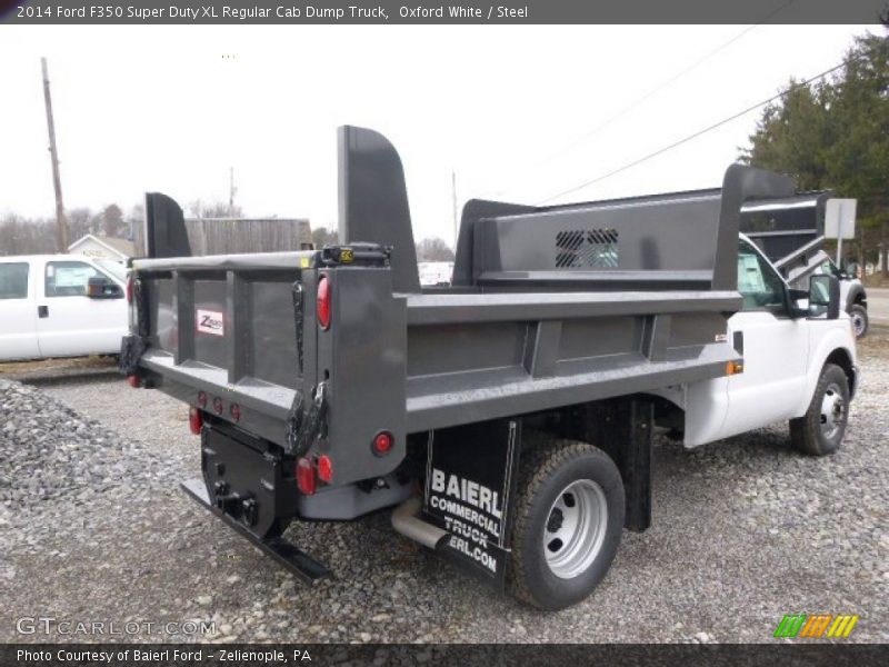 Oxford White / Steel 2014 Ford F350 Super Duty XL Regular Cab Dump Truck