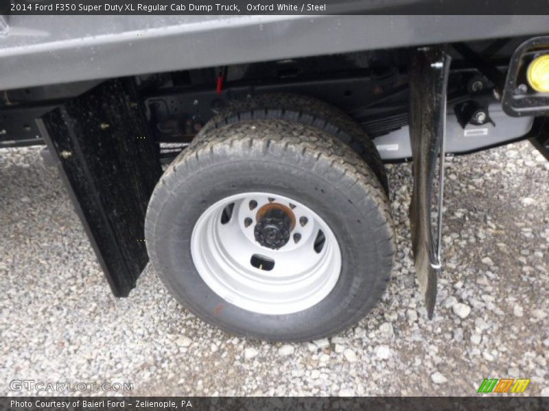 Oxford White / Steel 2014 Ford F350 Super Duty XL Regular Cab Dump Truck