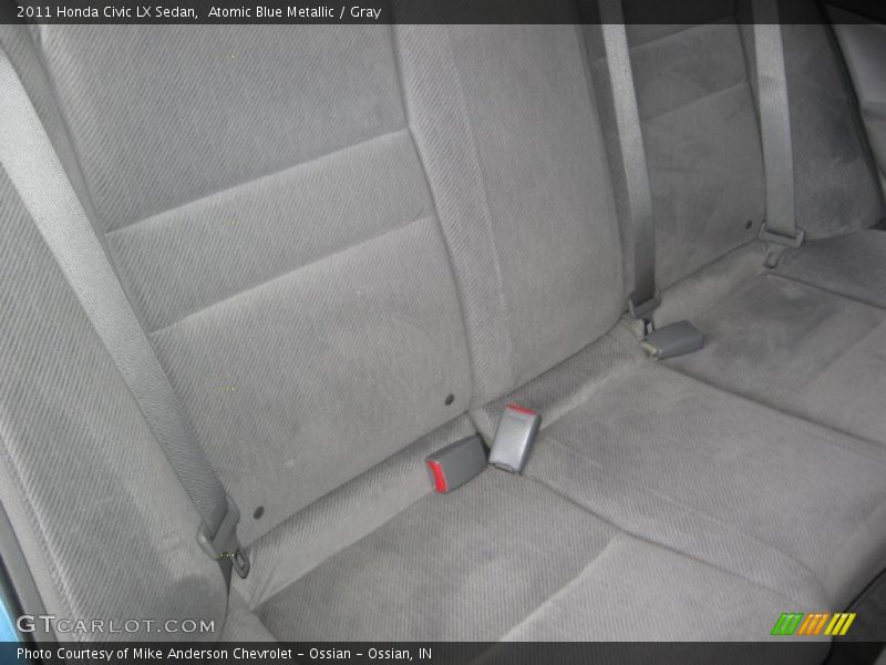 Atomic Blue Metallic / Gray 2011 Honda Civic LX Sedan