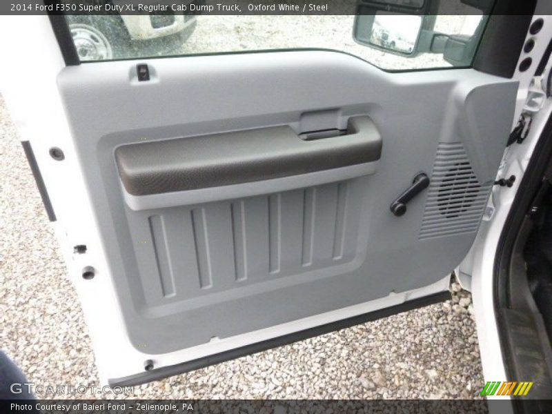 Oxford White / Steel 2014 Ford F350 Super Duty XL Regular Cab Dump Truck