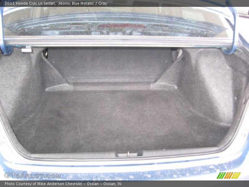Atomic Blue Metallic / Gray 2011 Honda Civic LX Sedan