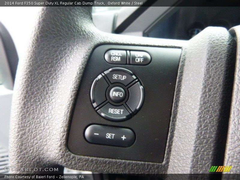Controls of 2014 F350 Super Duty XL Regular Cab Dump Truck