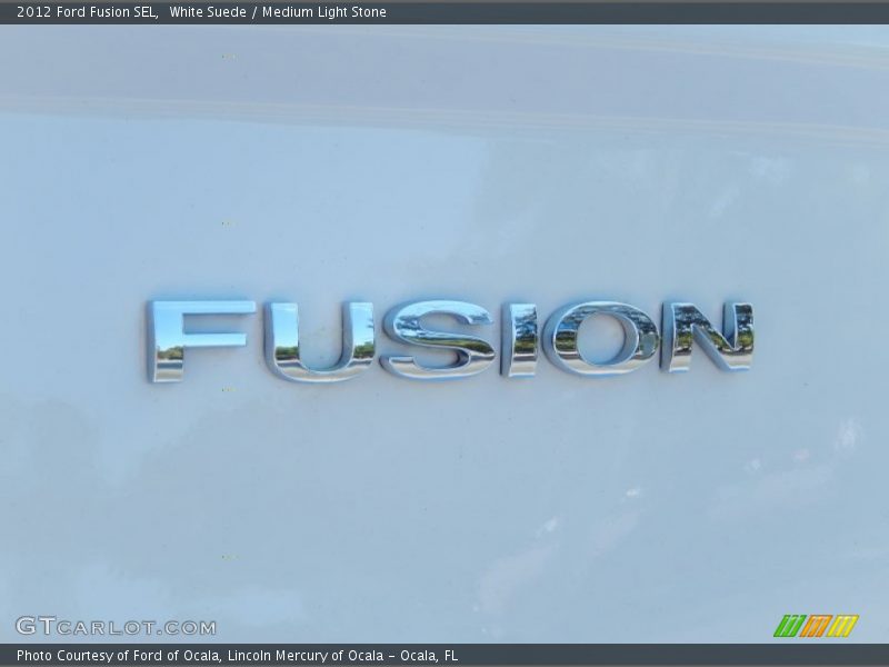 White Suede / Medium Light Stone 2012 Ford Fusion SEL