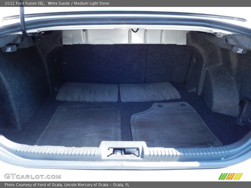 White Suede / Medium Light Stone 2012 Ford Fusion SEL