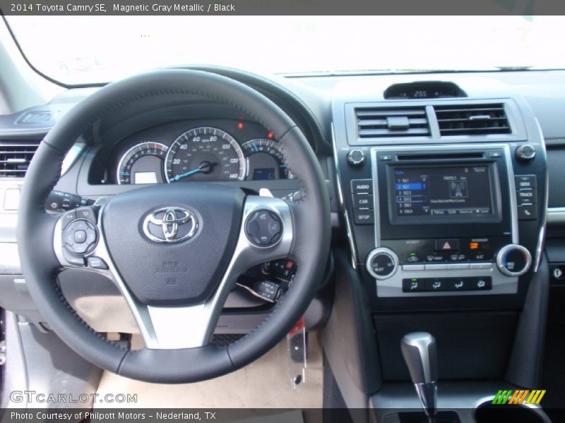 Magnetic Gray Metallic / Black 2014 Toyota Camry SE