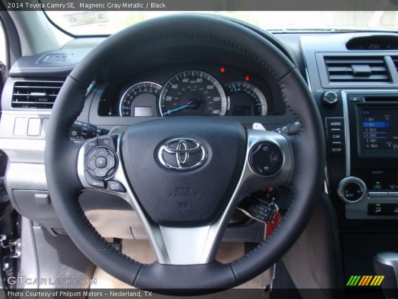 Magnetic Gray Metallic / Black 2014 Toyota Camry SE