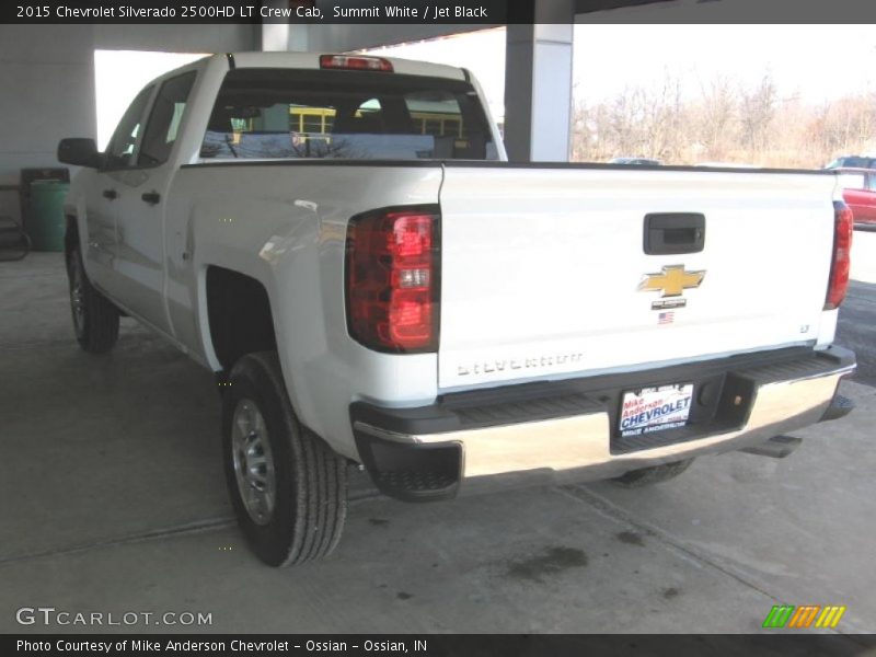 Summit White / Jet Black 2015 Chevrolet Silverado 2500HD LT Crew Cab
